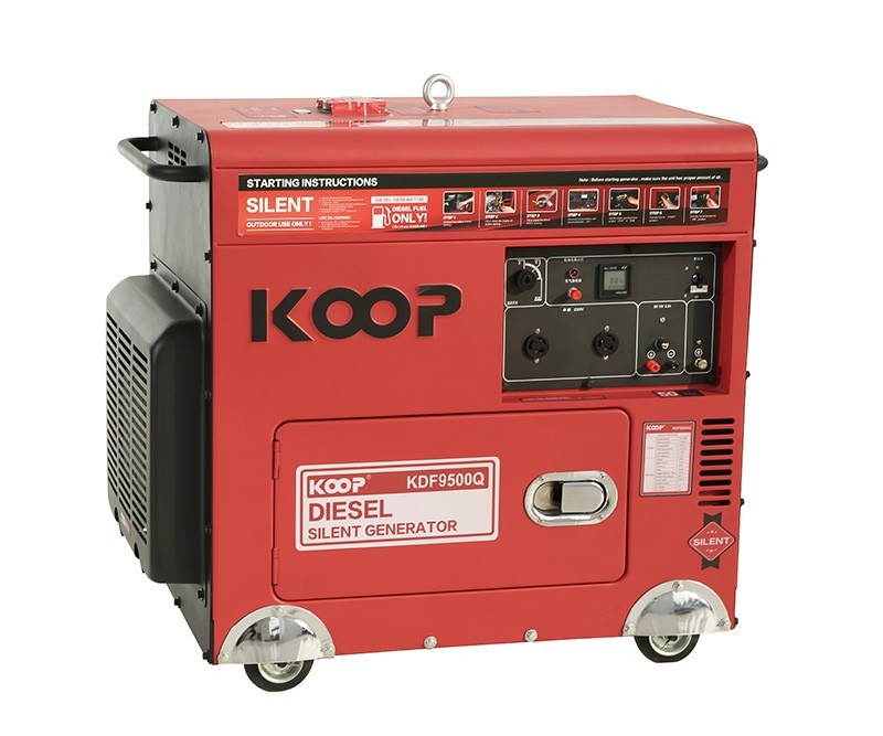 静音发电机组   KDF9500Q